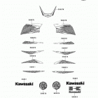 KFX50 (KSF50-B9S) Decals(green)(b9f)