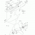 DF70TL Gear Case (model:98%00)