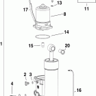 E60DPLIIS Trim & tilt hydraulic assembly