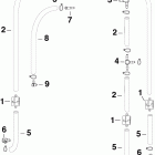 E130DCXIIR Шланги рециркуляции масла
