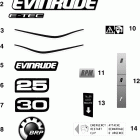 E25DTELISC Наклейки