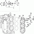 E75DPLIIS Головка блока цилиндров и термостат