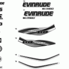 E130DCXIIR Наклейки - белый