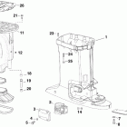 E150DCXIIB Кожух Выхлопа