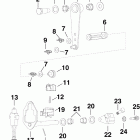 E250DPLISE Вал переключения