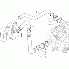 700 Mud Pro Корпус и патрубки охлаждения