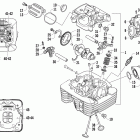 400 TRV Головка цилиндров и распределительный вал