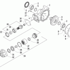 Prowler XTZ Задний привод редуктор