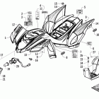 DVX 90 Body panel and headlight assembly