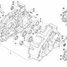 700 H1 EFI Crankcase assembly (engine serial no. up to 0700a6...