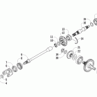 450 EFI Вторичный привод в сборе