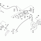 Prowler XTX Rear and parking brake assembly
