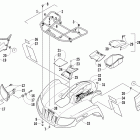 700s H1 EFI Передний багажник крыло и фара