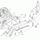 TRV 700 Cruiser Двигатель и глушитель
