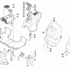 Prowler XTZ ver 2 Console and floor panel assembly