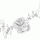 400 TRV Корпус и патрубки охлаждения