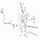 DVX 90 Передний тормоз ручной