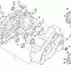 700 H1 EFI Crankcase assembly (engine serial no. 0700ad001006...
