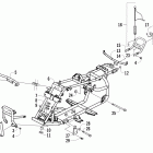 DVX 90 Frame and related parts assembly