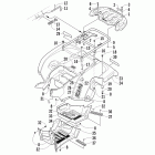 TRV 700s EFI Задний багажник ,крыло и подножки