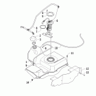 1000 Mud Pro ver2 Топливный бак