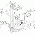 TRV 700 EFI Передний багажник крыло и фара
