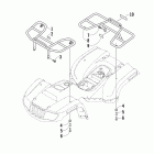 90 Utility Front and rear rack assembly