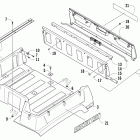 TBX 700 Cargo box and tailgate assembly
