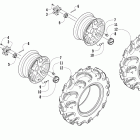 1000 Mud Pro Wheel and tire assembly (vin: 208323 to 208411)