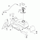 THUNDERCAT Gas tank assembly (vin: 4uf10atv5at202942 and up)