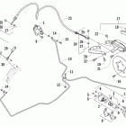 Prowler XTZ Rear and parking brake assembly