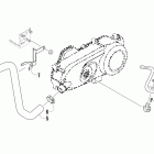 DVX 90 Kick starter and cooling duct assembly