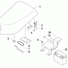 150 Seat, battery, and tool kit assemblies