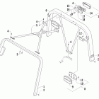 Prowler XT Canopy and taillight assembly
