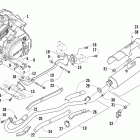 400 TRV Двигатель и глушитель