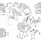 Prowler XT Головка цилиндров и распределительный вал