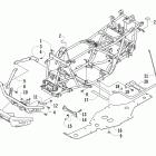 550s EFI Frame and related parts (red / intl)