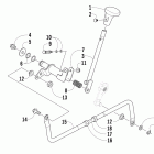 366 4Х4 Рычаг переключения