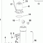E30DPLSES Trim & tilt hydraulic assembly
