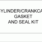 E200DCXSUR Цилиндр и прокладки картера