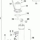 E50DTLSEC Trim & tilt hydraulic assembly
