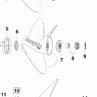 E90DMXSES Винт гребной