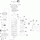 E200DHLSCF Коленчатый вал , поршни