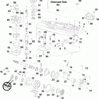 E200DPLSCA Gearcase - pl, sl models