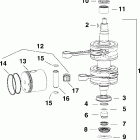 E30DPLSES Коленчатый вал , поршни