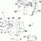 E55MJRLSCC Нижний кожух двигателя