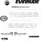 E175FSLSDD Наклейки Белая модель