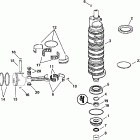E150FPXSDR Коленчатый вал , поршни