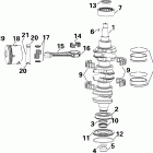 E90DSLSOC Коленчатый вал , поршни