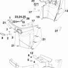 E90DSLSOC Нижний кожух двигателя
